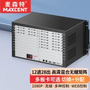 麥森特12進(jìn)28出無(wú)縫矩陣MHP-1228WF